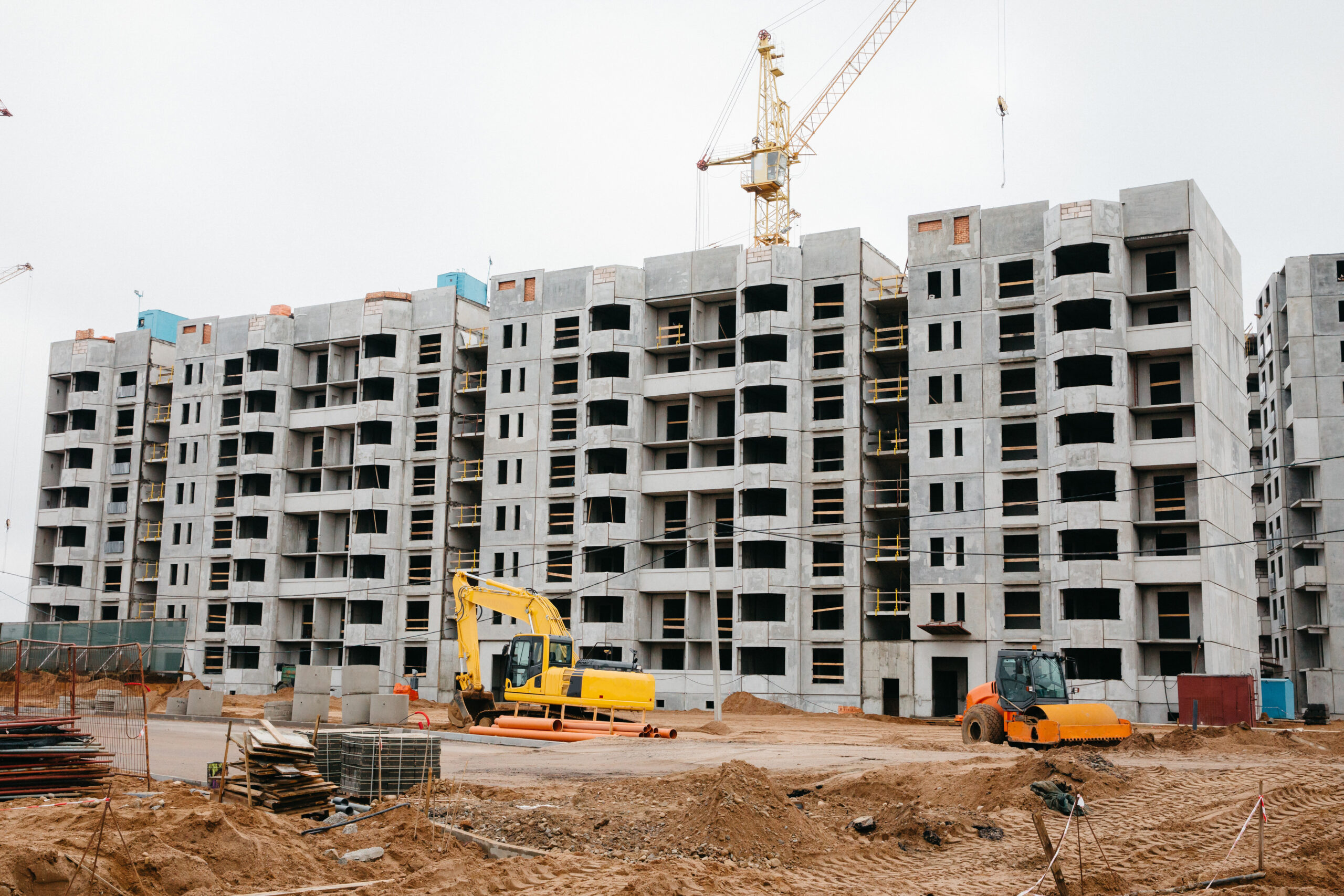 new big concrete building